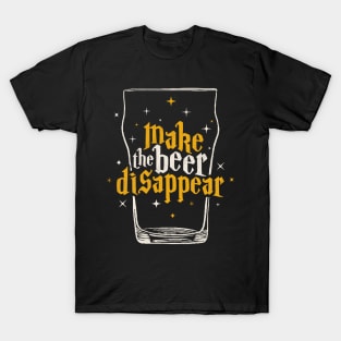 Make the Beer Disappear - Beer Wizard T-Shirt